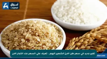 تغير جديد في سعر طن الأرز الشعير اليوم.. تعرف على السعر عند التجار الآن